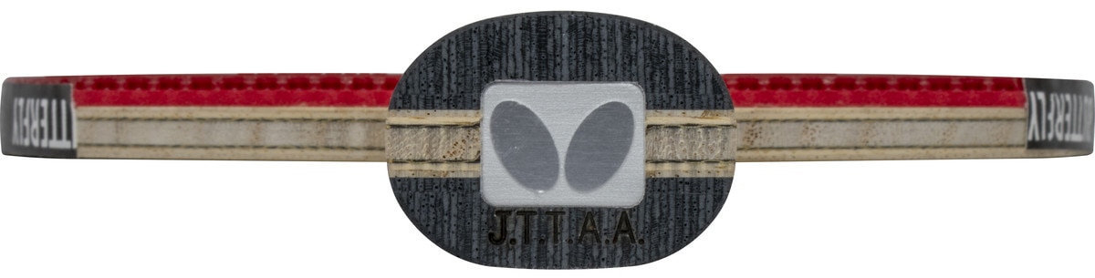 Butterfly Jiangjun Pro-Line Table Tennis Racket: Bottom Emblem Profile